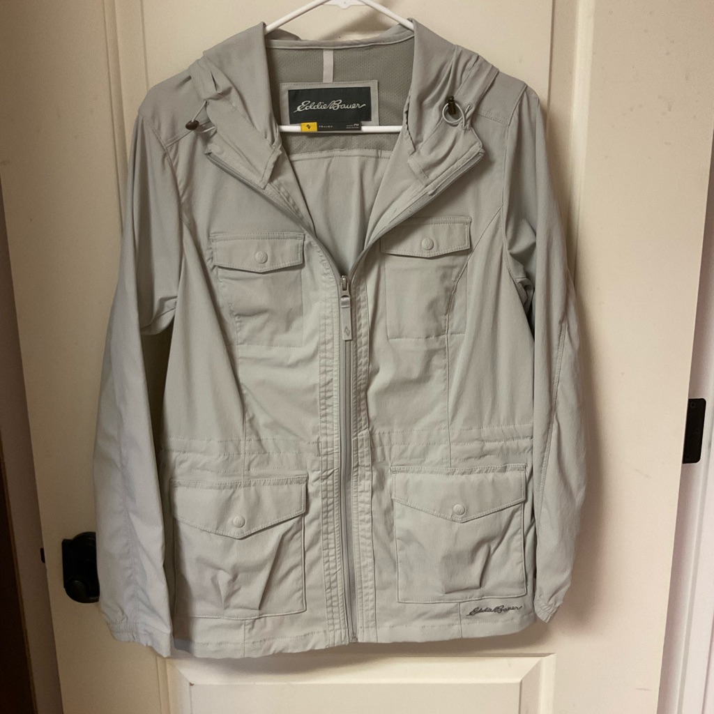 Brand New Eddie Bauer Hooded Rain Jacket
